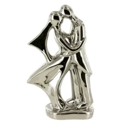 Outlet Cerf Dellier Couple de mariés argent baiser 27 cm
