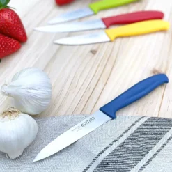 Clearance Cerf Dellier Couteau à steak rouge