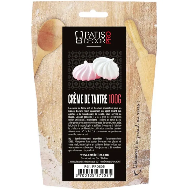 Discount Cerf Dellier Crème de tartre 100 g