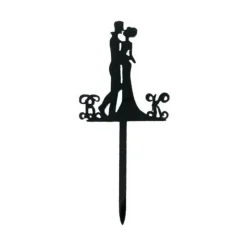 Clearance Cerf Dellier Cupcake Toppers couple enlacé (x 8)