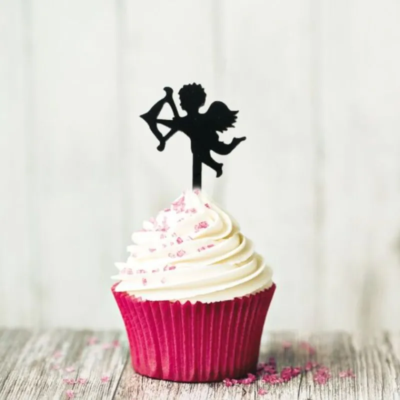 Cerf Dellier Cupcake Toppers Cupidon (x 8)