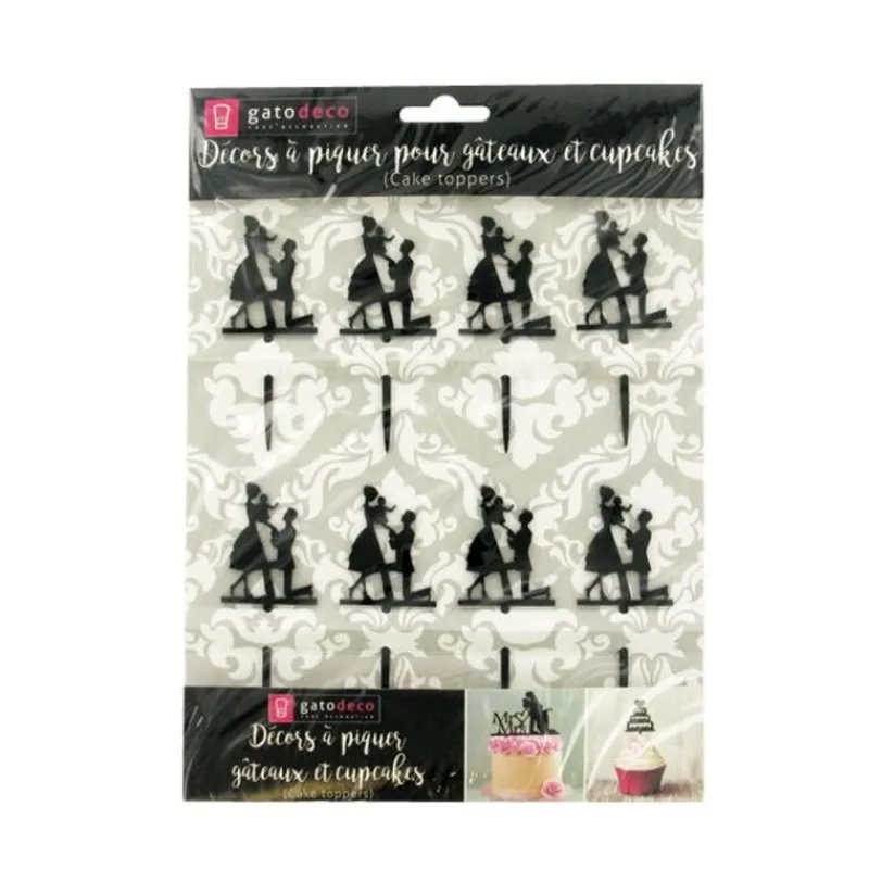 Discount Cerf Dellier Cupcake Toppers Déclaration (x 8)