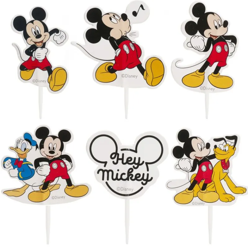 Sale Cerf Dellier Cupcake Toppers Mickey assortis (x30)