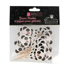 Best Cerf Dellier Cupcake Toppers Pandas (x 24)