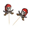 Online Cerf Dellier Cupcake Toppers Pirates (x 12)