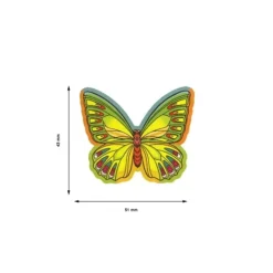 Clearance Cerf Dellier Décor azyme papillons assortis (x260)