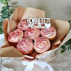 Sale Cerf Dellier Décor Bonne Fête Maman sur pique (x2)