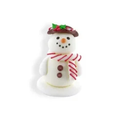 Clearance Cerf Dellier Décor comestible Bonhomme de neige souriant