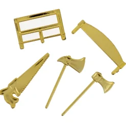 Online Cerf Dellier Décors à piquer "Haches et scies dorées" x 5