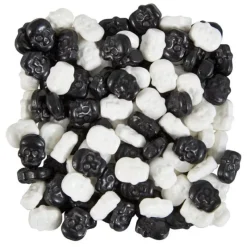 Best Cerf Dellier Décors comestibles crânes blancs et noirs Wilton