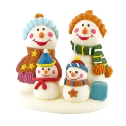 Online Cerf Dellier Décors comestibles Famille bonshommes de neige (x20)