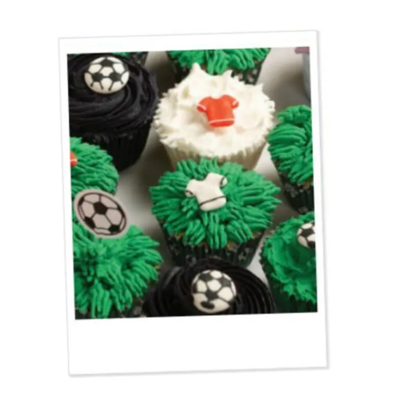 Sale Cerf Dellier Décors comestibles football assortis (x 12)