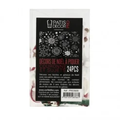 New Cerf Dellier Décors de Noël assortis en résine thème 1 (x24)