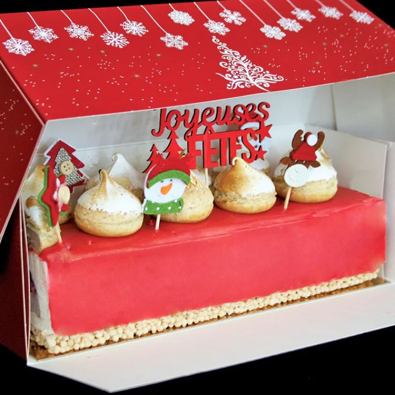 Cerf Dellier Décors de Noël en feutrine thème 2 (x10)