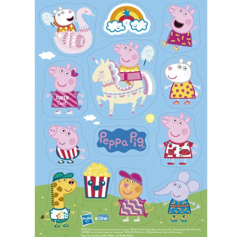 New Cerf Dellier Décors en azyme à découper Peppa Pig