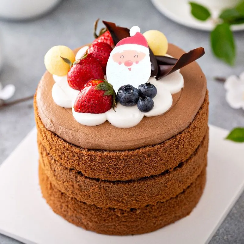 Sale Cerf Dellier Décors en azyme assortis thème Hotte du Père Noël