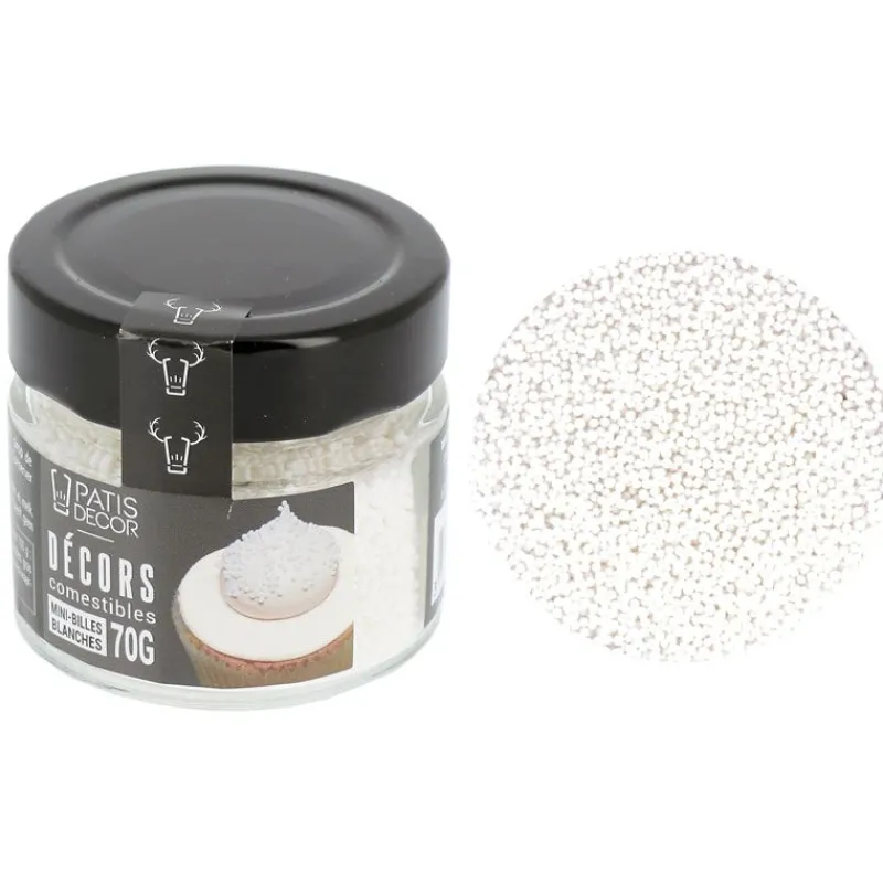 Discount Cerf Dellier Décors mini billes blanches