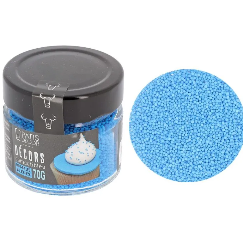 Online Cerf Dellier Décors mini billes comestibles bleues