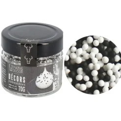Discount Cerf Dellier Décors mini billes noires et blanches