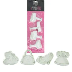 Cerf Dellier Découpoirs éjecteurs Fashion Patisdécor (x 4)