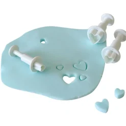 Hot Cerf Dellier Découpoirs éjecteurs mini-cœurs Patisdecor (x 3)