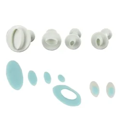 Outlet Cerf Dellier Découpoirs éjecteurs mini-ovales Patisdecor (x 4)