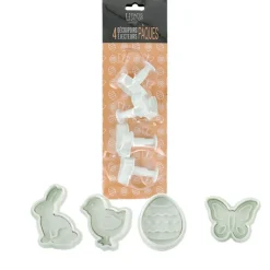Best Cerf Dellier Découpoirs éjecteurs thème Pâques Patisdécor (x 4)