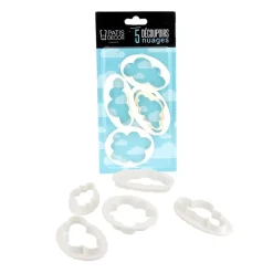 Sale Cerf Dellier Découpoirs nuage (x 5)