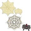 Best Cerf Dellier Découpoirs relief araignée et toile (x2)