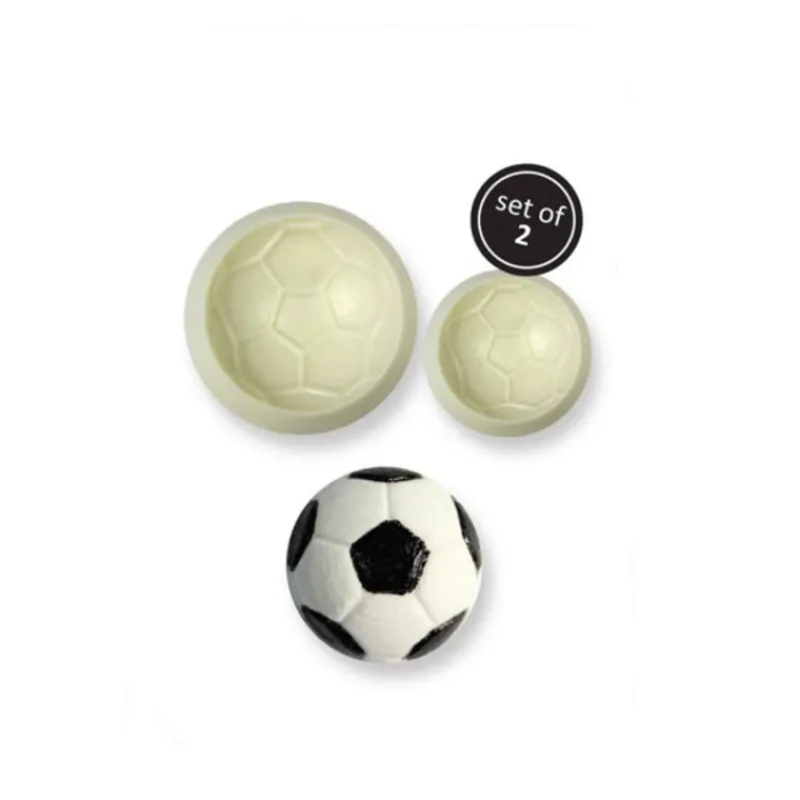 Cerf Dellier Découpoirs relief ballon de foot (x2)