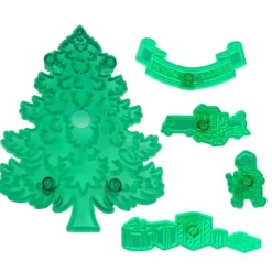 New Cerf Dellier Découpoirs Sapin et décors de Noël (jeu de 5)