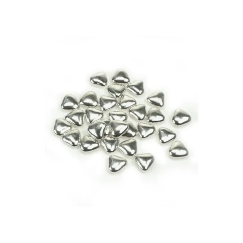 Discount Cerf Dellier Dragées mini coeurs argentées (150 g)