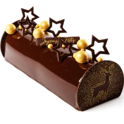 Discount Cerf Dellier Embouts de bûches chocolat silhouette renne (x40)