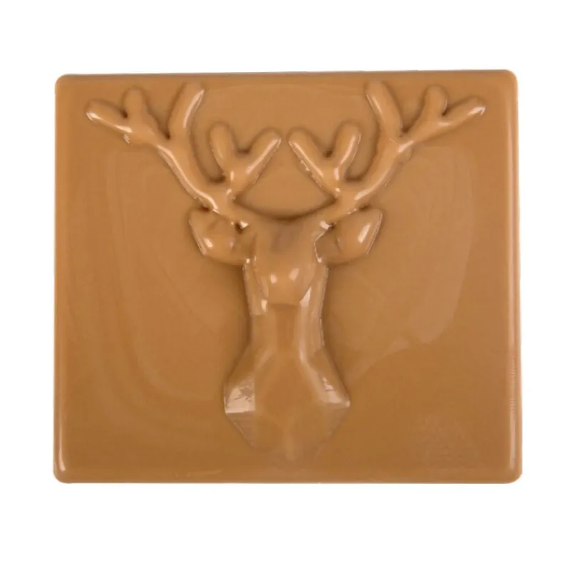 Outlet Cerf Dellier Embouts de bûches chocolat caramel origami cerf (x20)