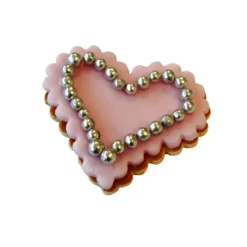 Outlet Cerf Dellier Emporte-pièce cœur cannelé 4,7 cm