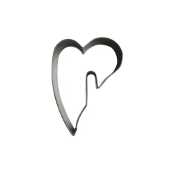New Cerf Dellier Emporte-pièce cœur penché à accrocher 7 cm
