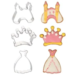 Clearance Cerf Dellier Emporte-pièce Princesse assortis (x3)