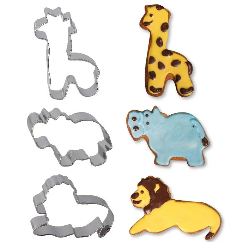 Hot Cerf Dellier Emporte-pièce Savane assortis (x3)