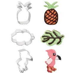 Hot Cerf Dellier Emporte-pièce Tropical assortis (x3)