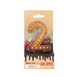 New Cerf Dellier Emporte-pièces cake topper "2"