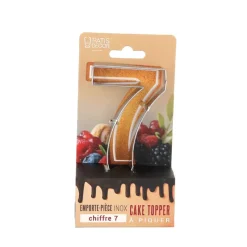 Clearance Cerf Dellier Emporte-pièces cake topper "7"