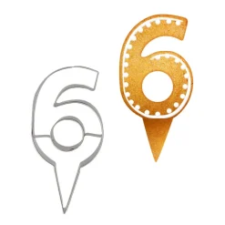 Clearance Cerf Dellier Emporte-pièces cake topper "6"