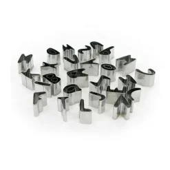 New Cerf Dellier Emporte-pièces lettres alphabet inox