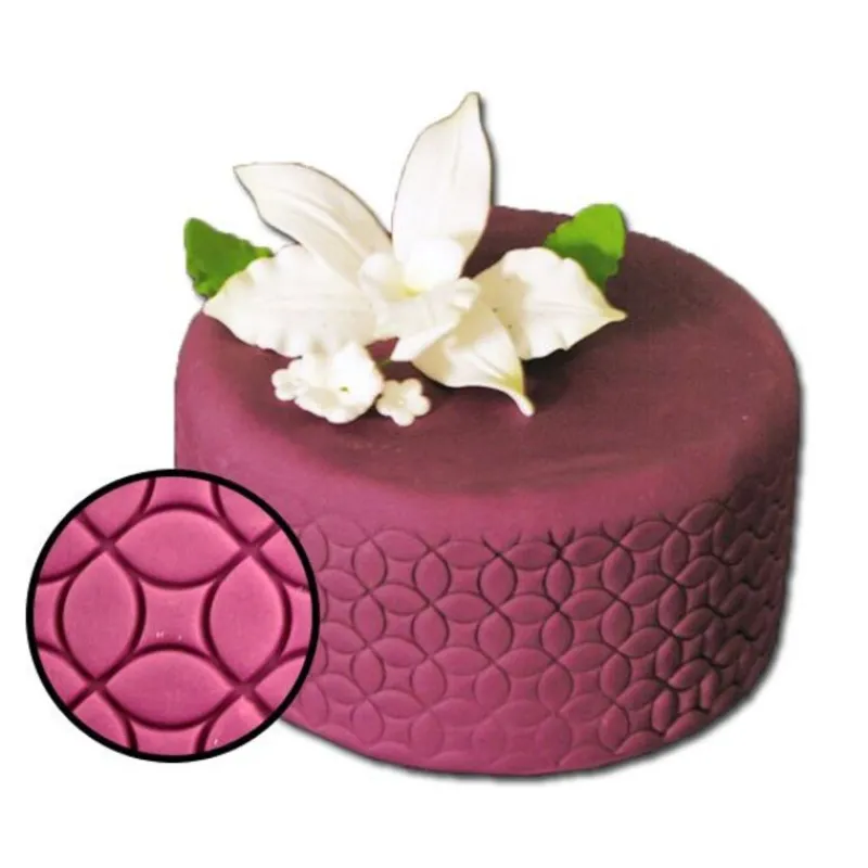 Clearance Cerf Dellier Empreinte effet matelassé cercles Patisdécor