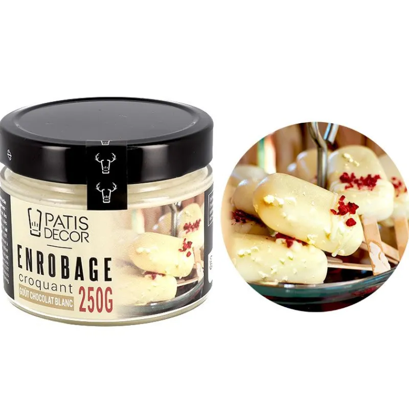 Best Cerf Dellier Enrobage croquant goût chocolat blanc - 250 g
