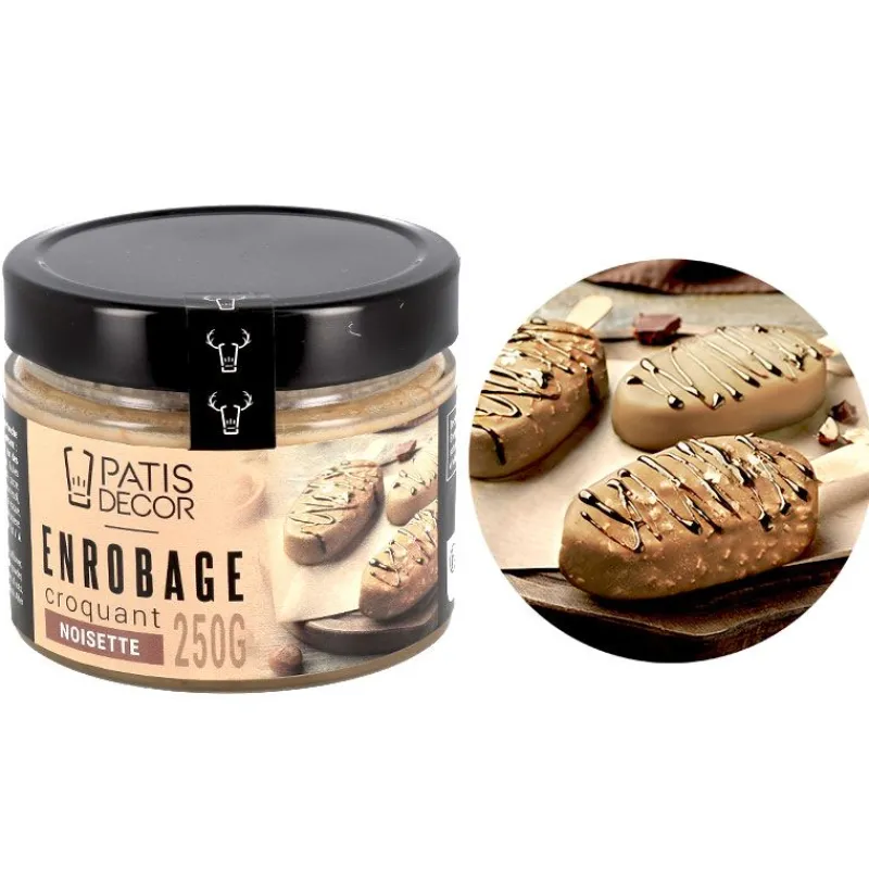 Sale Cerf Dellier Enrobage croquant goût noisette - 250 g