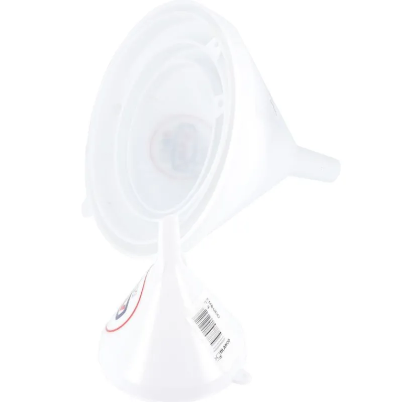 Hot Cerf Dellier Entonnoir en polypropylène blanc