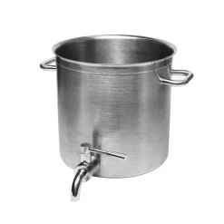 Hot Cerf Dellier Excellence inox marmite avec robinet 28 cm