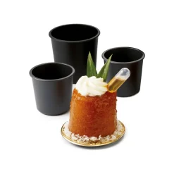 Sale Cerf Dellier Exoglass 6 darioles rondes 6,5 cm