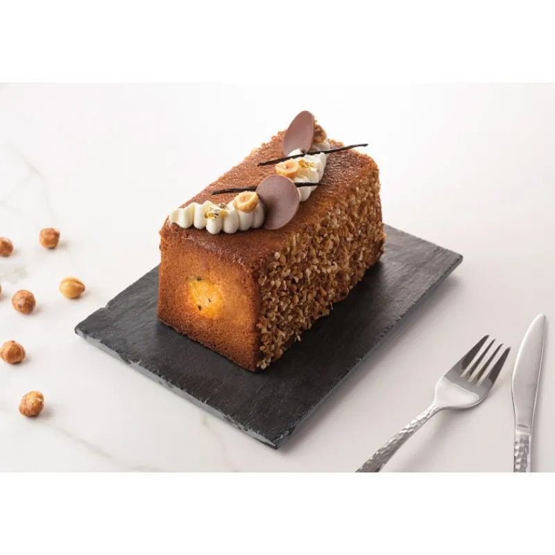 Hot Cerf Dellier Exoglass cake à fourrer avec tube diamètre 25 mm 30x8x8 cm